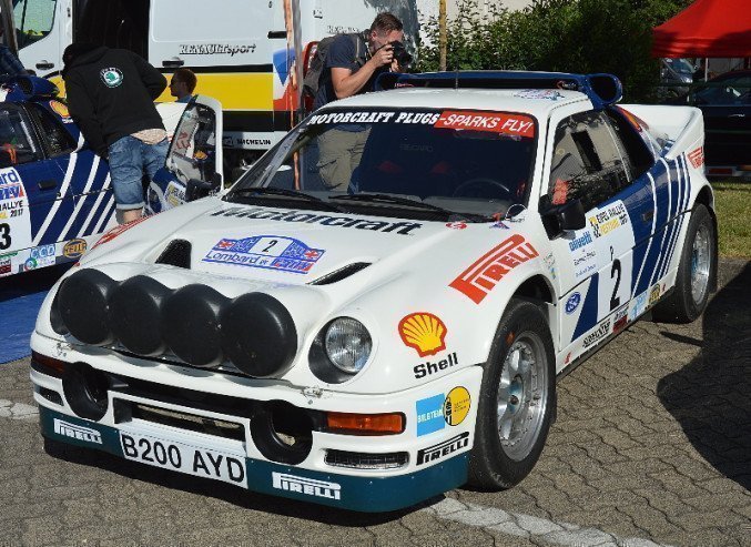 FORD RS200 - 1986, ex Blomqvist, RAC Rally, originál, skupina B